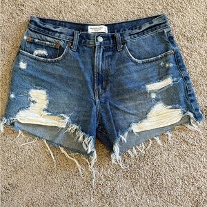 Abercrombie & Fitch Boyfriend Jean Shorts
